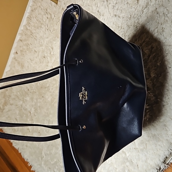 Blue Coach Tote medium - Picture 3 of 4